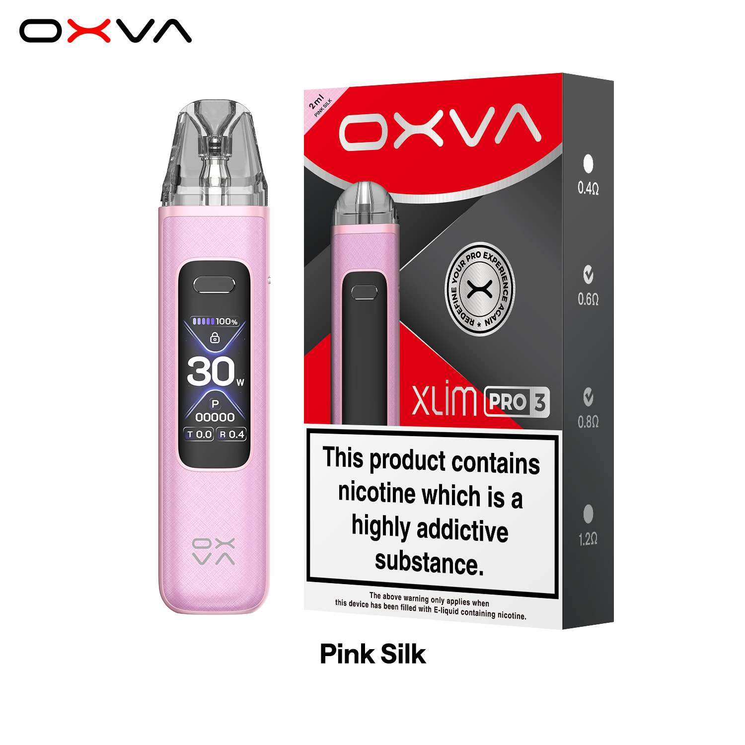 OXVA XLIM PRO 3 PINK SILK